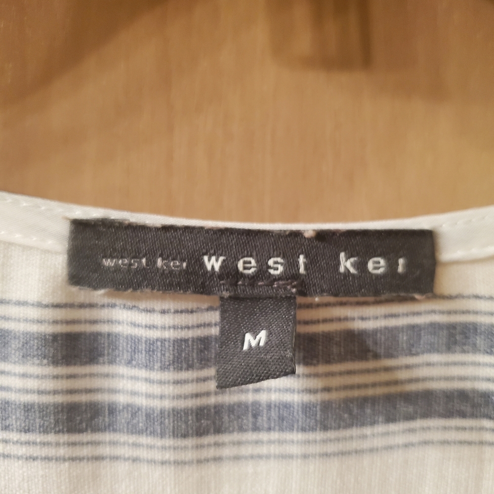 West Kei from Stitch Fix, size M, high low blouse - Picture 2 of 5